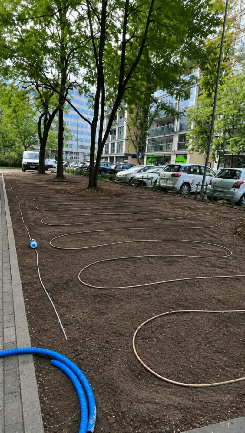 Trawnik z rolki — realizacja Top Garden — Przed realizacją